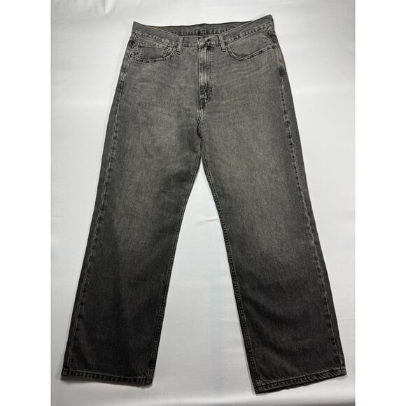 Levi's 565 Men's Loose Straight Fit Gray Denim Jeans - Size 36x32 (37x31) - Picture 1 of 5
